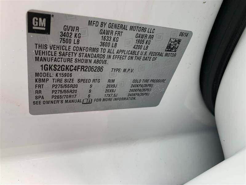 2015 GMC Yukon XL SLE