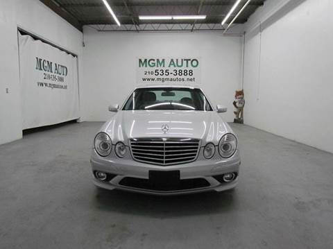 2009 Mercedes-Benz E-Class for sale at MGM Auto in San Antonio, TX