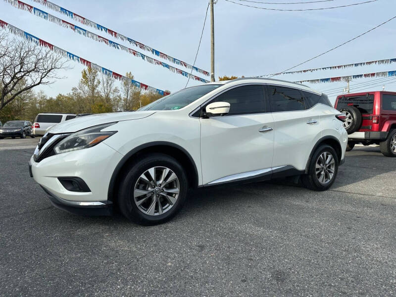 Used 2018 Nissan Murano SL with VIN 5N1AZ2MH0JN104784 for sale in New Castle, DE