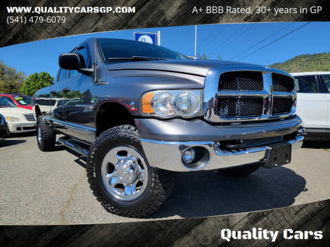 2003 Dodge Ram 2500 for sale at Quality Cars in Grants Pass OR