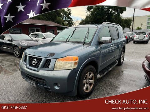 2012 Nissan Armada for sale at CHECK AUTO, INC. in Tampa FL