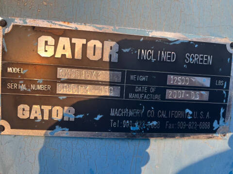 2007 Gator Cone Crusher / Screening Plant