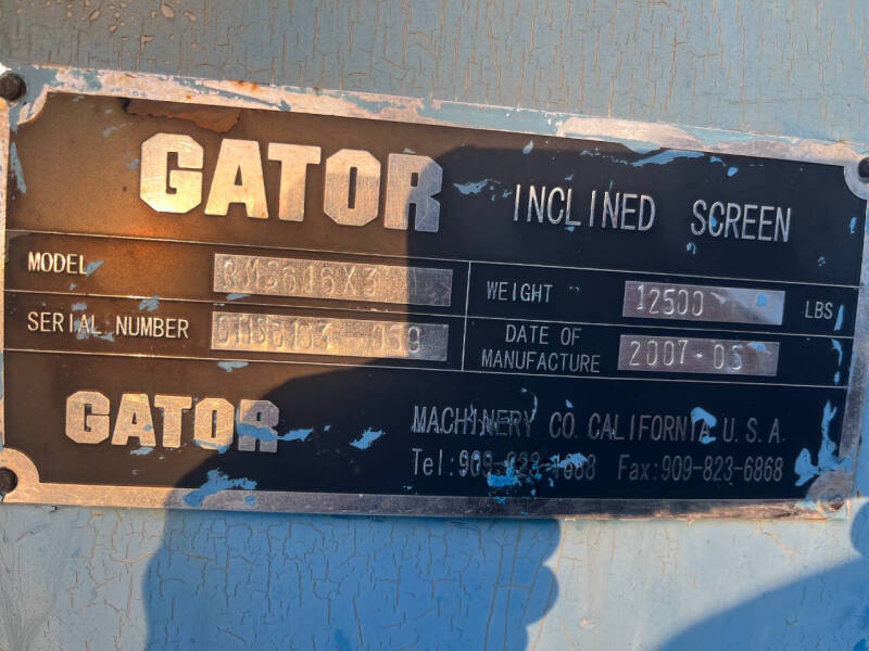 2007 Gator Cone Crusher / Screening Plant
