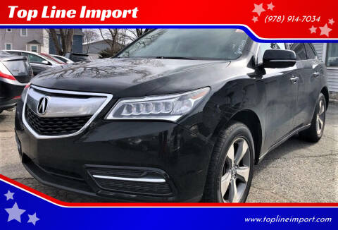 2015 Acura MDX for sale at Top Line Import in Haverhill MA