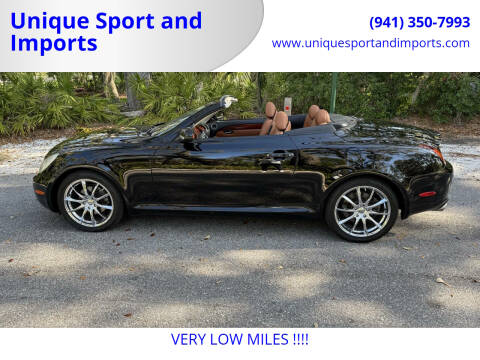 2003 Lexus SC 430 for sale at Unique Sport and Imports in Sarasota FL