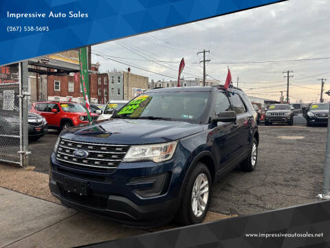 2017 Ford Explorer for sale at Impressive Auto Sales in Philadelphia PA