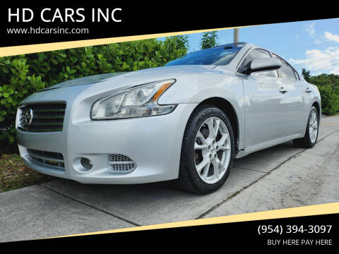 2014 Nissan Maxima for sale at HD CARS INC in Hollywood FL