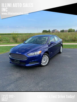 2013 Ford Fusion Hybrid for sale at ILLINI AUTO SALES in Urbana IL