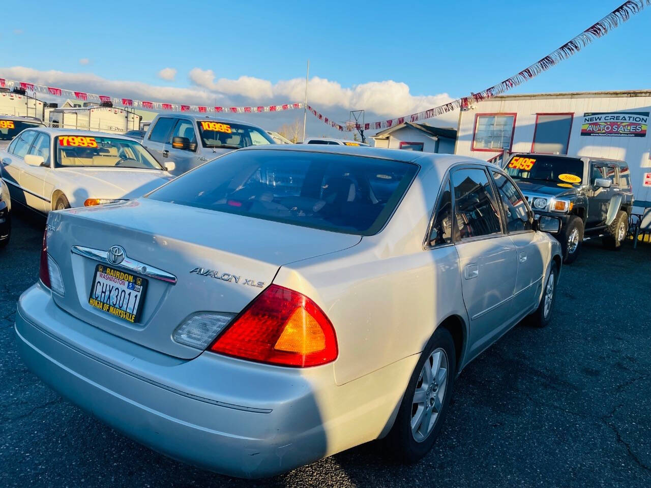 2001 Toyota Avalon for sale at New Creation Auto Sales in Everett, WA