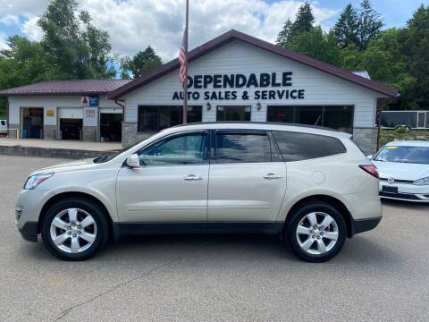 2017 Chevrolet Traverse for sale at Dependable Auto Sales and Service in Binghamton NY