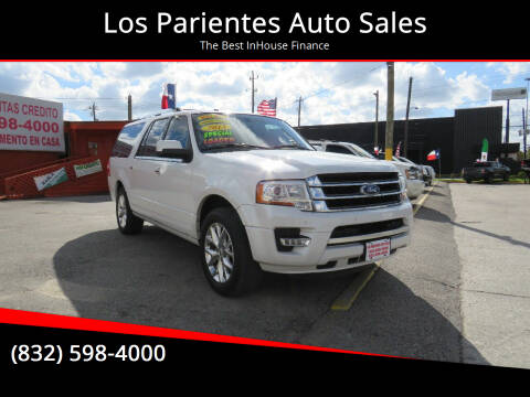 2015 Ford Expedition EL for sale at Los Parientes Auto Sales in Houston TX