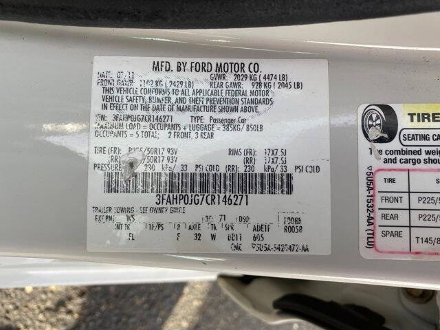 2012 Ford Fusion SEL