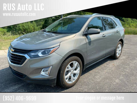 2019 Chevrolet Equinox for sale at RUS Auto LLC in Shakopee MN