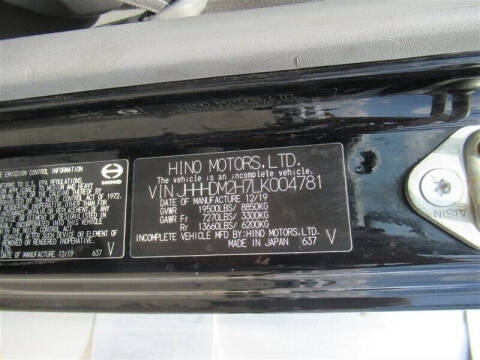 2020 Hino 195