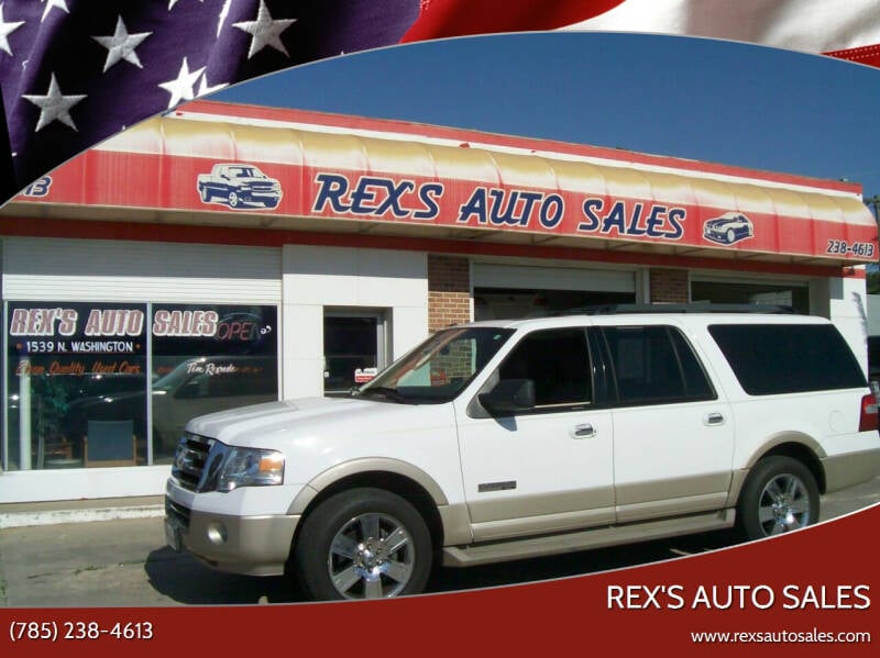 2007 Ford Expedition EL for sale at Rex's Auto Sales in Junction City KS