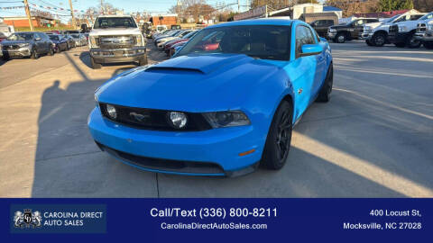 2012 Ford Mustang for sale at Carolina Direct Auto Sales in Mocksville NC