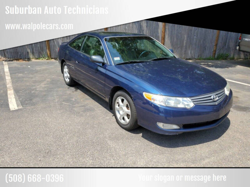 2003 Toyota Camry Solara for sale at Suburban Auto Technicians LLC in Walpole MA