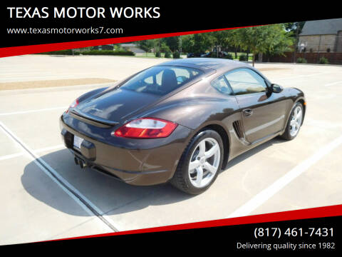 2008 Porsche Cayman for sale at TEXAS MOTOR WORKS in Arlington TX