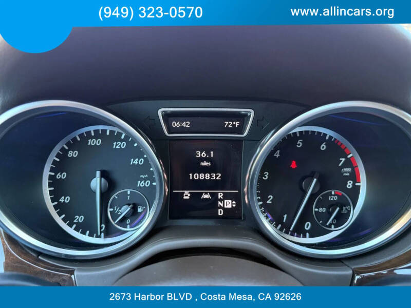 2012 Mercedes-Benz M-Class ML 350