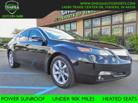 2012 Acura TL for sale at Omega Autosports of Fishers in Fishers IN