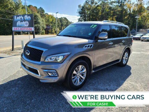 2017 Infiniti QX80 for sale at Let's Go Auto in Florence SC