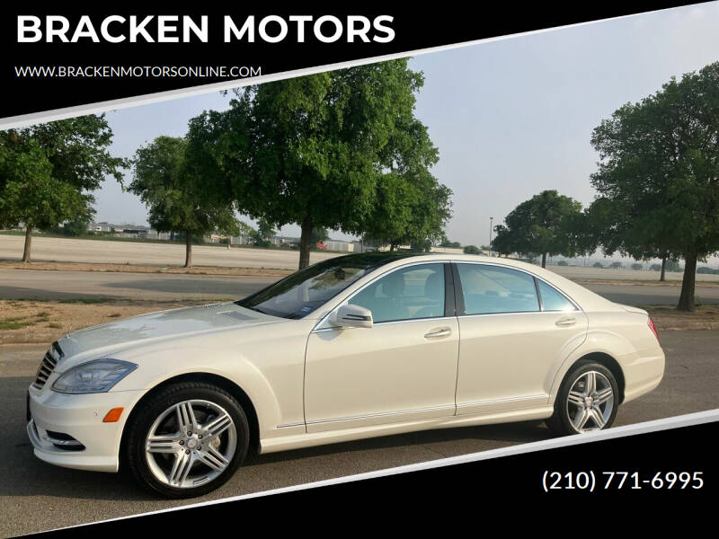 2013 Mercedes-Benz S-Class for sale at BRACKEN MOTORS in San Antonio TX