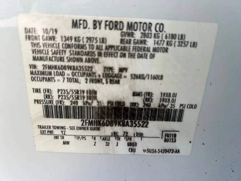 2019 Ford Flex Limited