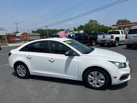 2015 Chevrolet Cruze for sale at CarTime in Rogers AR