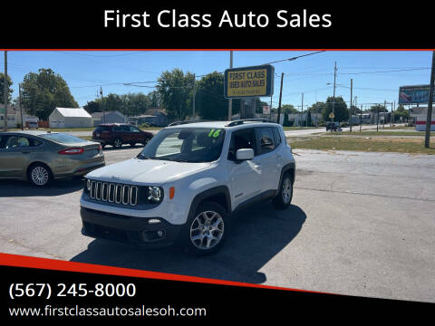 2016 Jeep Renegade for sale at First Class Auto Sales in Fostoria OH