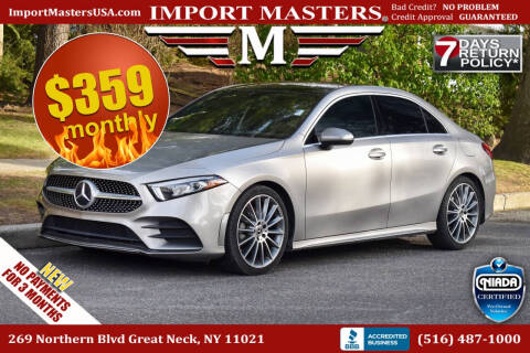 2021 Mercedes-Benz A-Class for sale at Import Masters in Great Neck NY