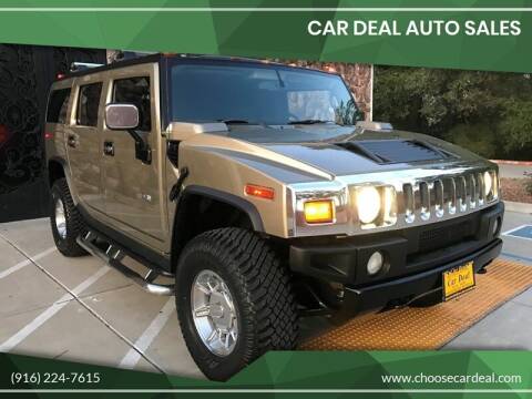 2005 HUMMER H2 for sale at Car Deal Auto Sales in Sacramento CA