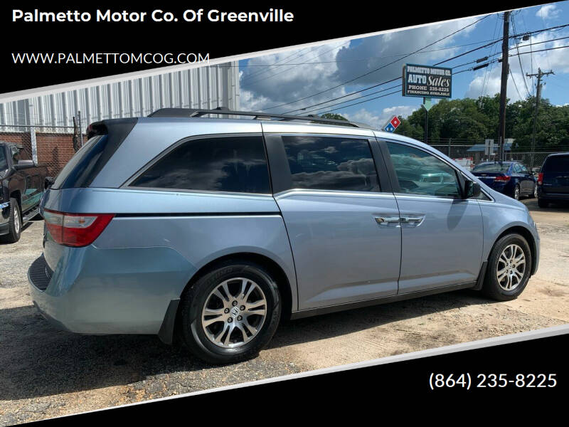 2012 Honda Odyssey for sale at Palmetto Motor Co. of Greenville in Greenville SC