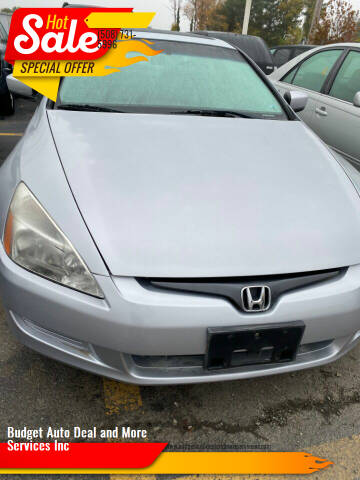 2005 Honda Accord for sale at Budget Auto Deal and More Services Inc in Worcester MA