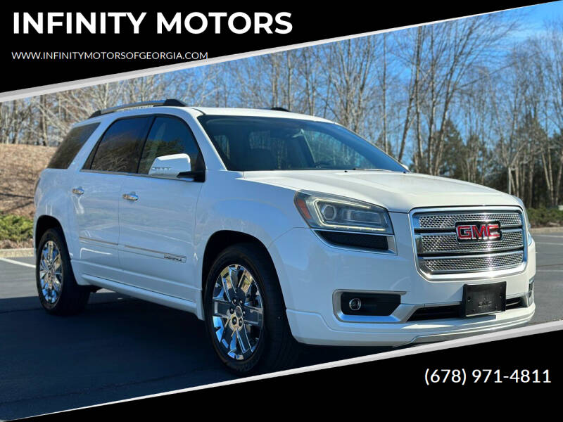 2013 GMC Acadia for sale at INFINITY MOTORS in Gainesville GA