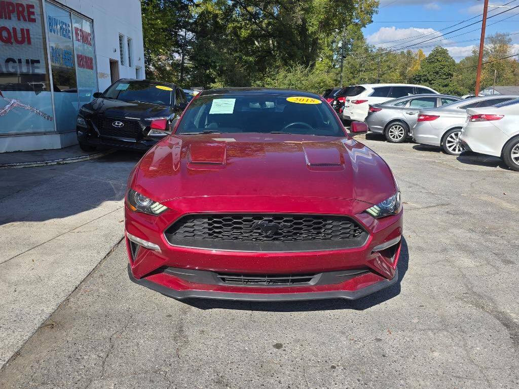 2018 Ford Mustang for sale at DAGO'S AUTO SALES LLC in Dalton, GA