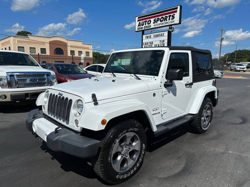 2016 Jeep Wrangler for sale at Auto Sports in Hickory NC