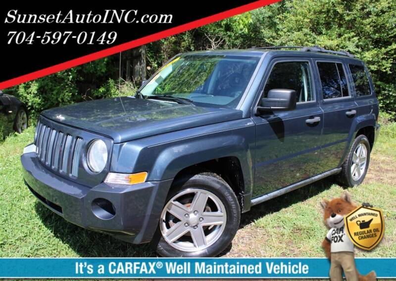 2008 Jeep Patriot for sale at Sunset Auto in Charlotte NC