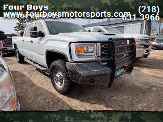 2018 GMC Sierra 2500HD for sale at Four Boys Motorsports in Wadena MN