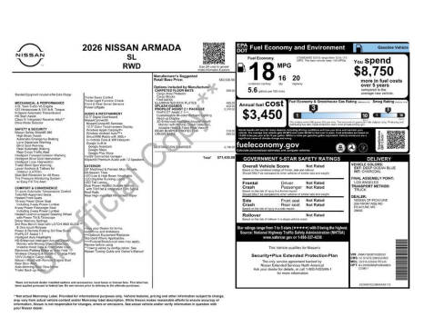 2026 Nissan Armada SL