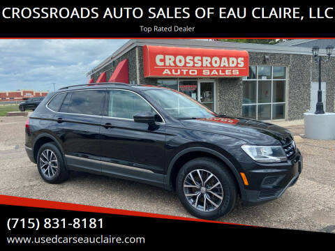 2020 Volkswagen Tiguan for sale at CROSSROADS AUTO SALES OF EAU CLAIRE, LLC in Eau Claire WI
