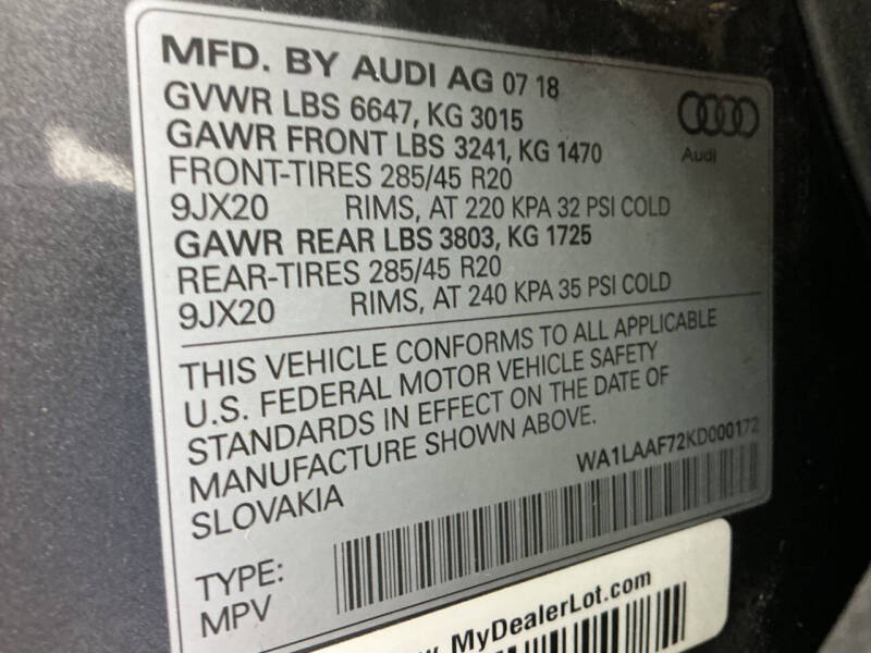 2019 Audi Q7