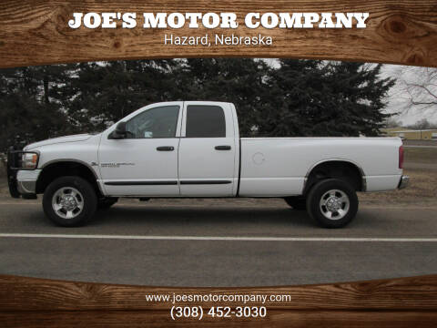 2006 Dodge Ram 3500 for sale at Joe's Motor Company in Hazard NE