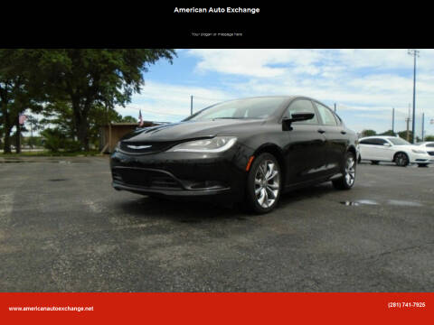 2015 Chrysler 200 for sale at American Auto Exchange in Houston TX