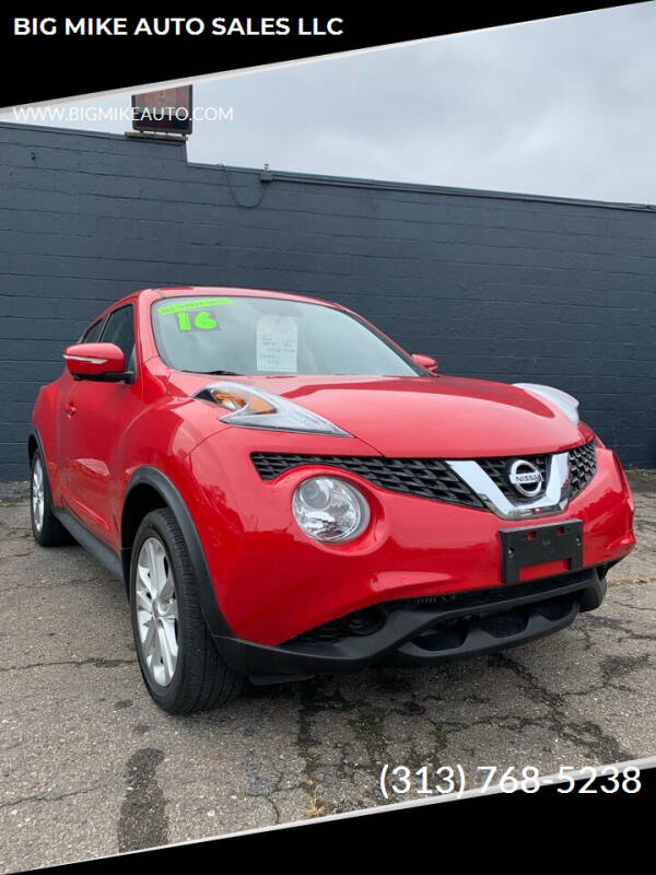 2016 Nissan JUKE for sale at BIG MIKE AUTO SALES LLC in Lincoln Park MI