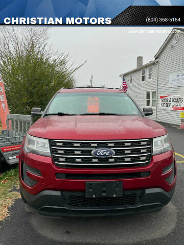 2016 Ford Explorer for sale at CHRISTIAN MOTORS in Hopewell VA