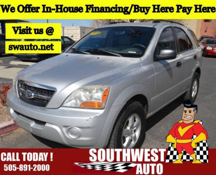 2009 Kia Sorento for sale at SOUTHWEST AUTO in Albuquerque NM