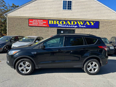 2014 Ford Escape for sale at Broadway Motoring Inc. in Ayer MA