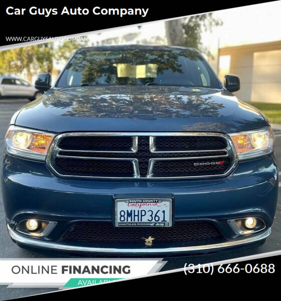 2019 Dodge Durango for sale at Car Guys Auto Company in Van Nuys CA