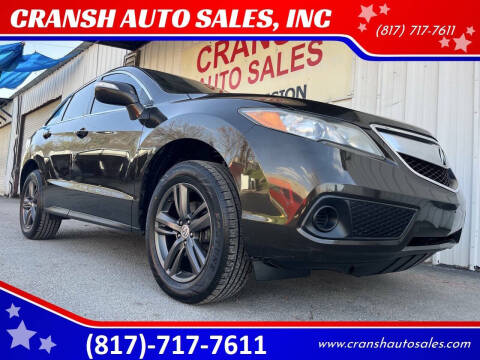 2014 Acura RDX for sale at CRANSH AUTO SALES, INC in Arlington TX