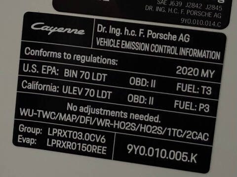 2020 Porsche Cayenne